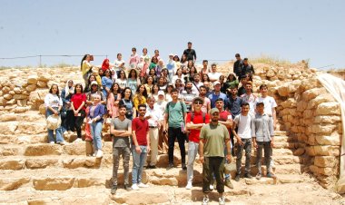 Bi wêne.. Xwendekarên Zanîngeha Rojava serdana `Girê Moza` kirin