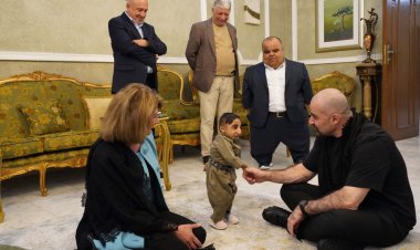 Serokê YNK`ê pêşwazî li mirovê herî kin yê cîhanê kir