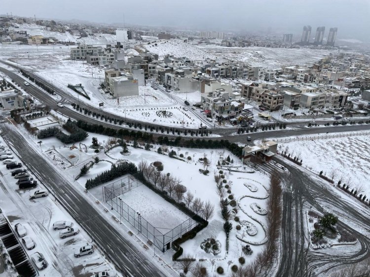 Berfê bajarê Silêmaniyê spî kiriye