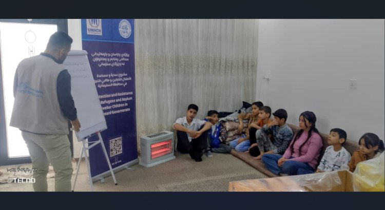 Rêxistina Zarokparêzên Kurdistanê ji bo penaberan kar dike