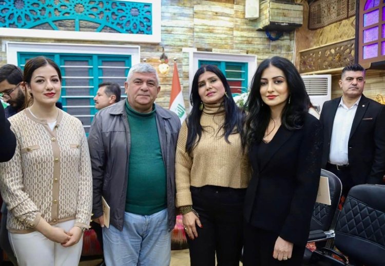 Lîloz Îbrahîm Ehmed destxweşî li stafa Xelata Kurmancî kir