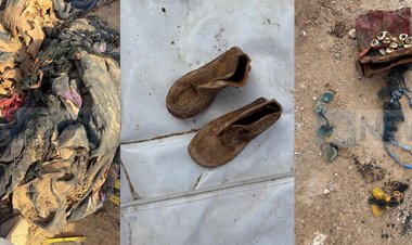 Kelûpelên jin û zarokan di gora komî de hatine dîtin