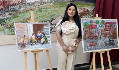 Li Gurcistanê pêşangeha şêwekarî ya hunermend  Înna Raşî 