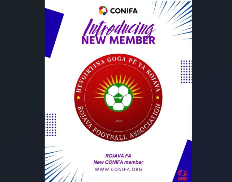 Tîma Topa Rojava bû endamê CONIFA