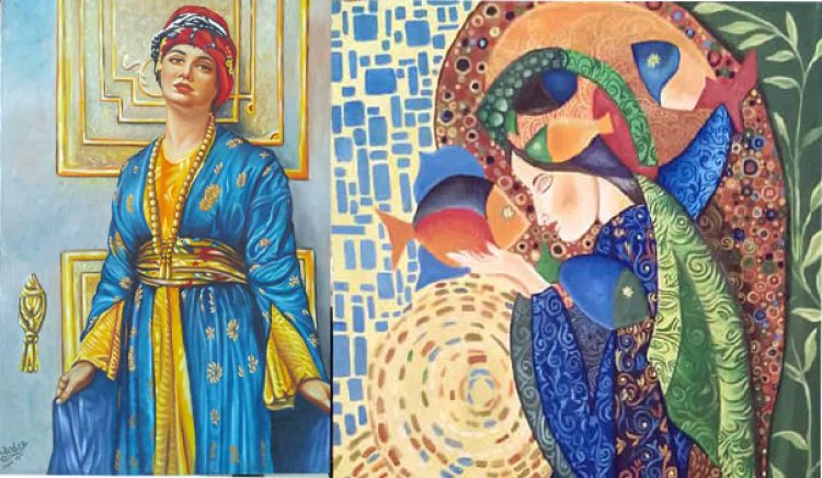 Wênesazekî Rojavayê Kurdistanê hezar tablo çêkirine