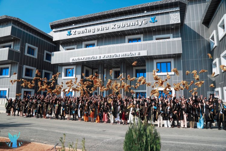 Merasîma Derçûna 316 xwendekarên Zanîngeha Kobaniyê